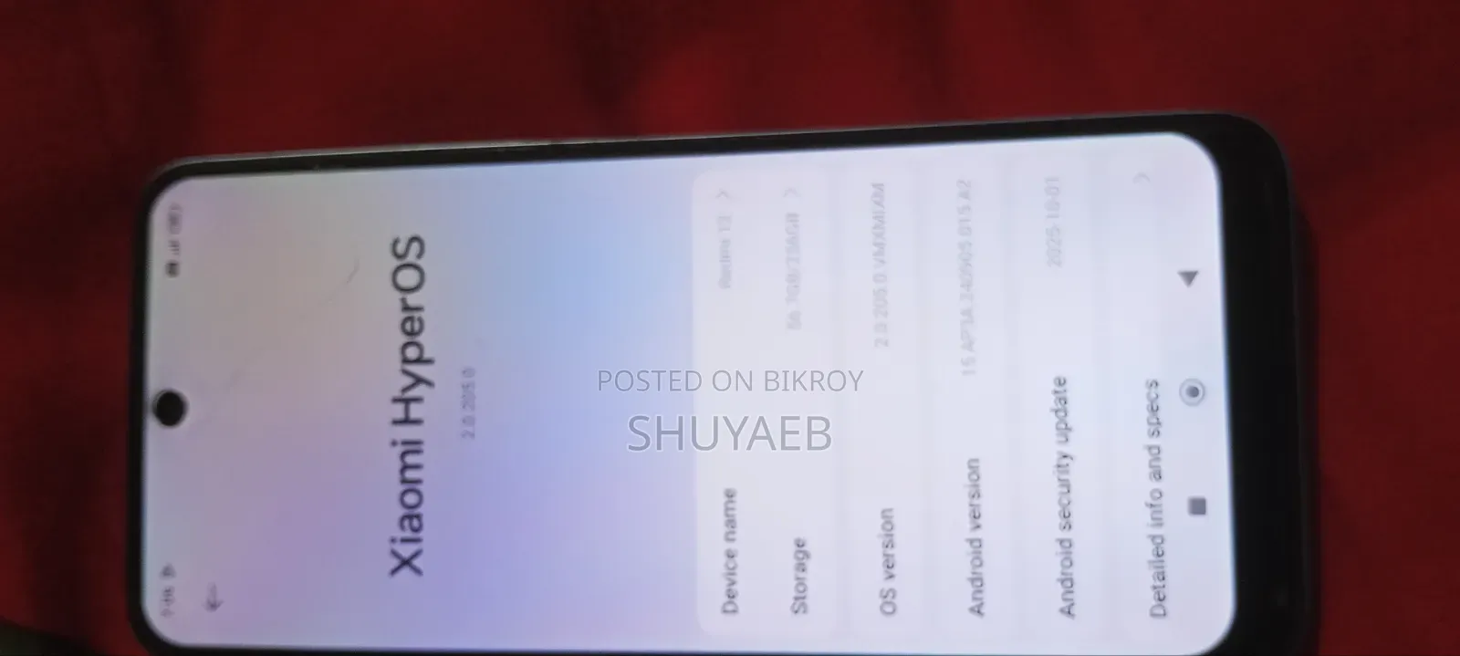 Xiaomi Redmi 12 256 GB Gold