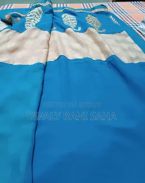 New Silk and Tangail Jamdani Style Saree and Red Katan