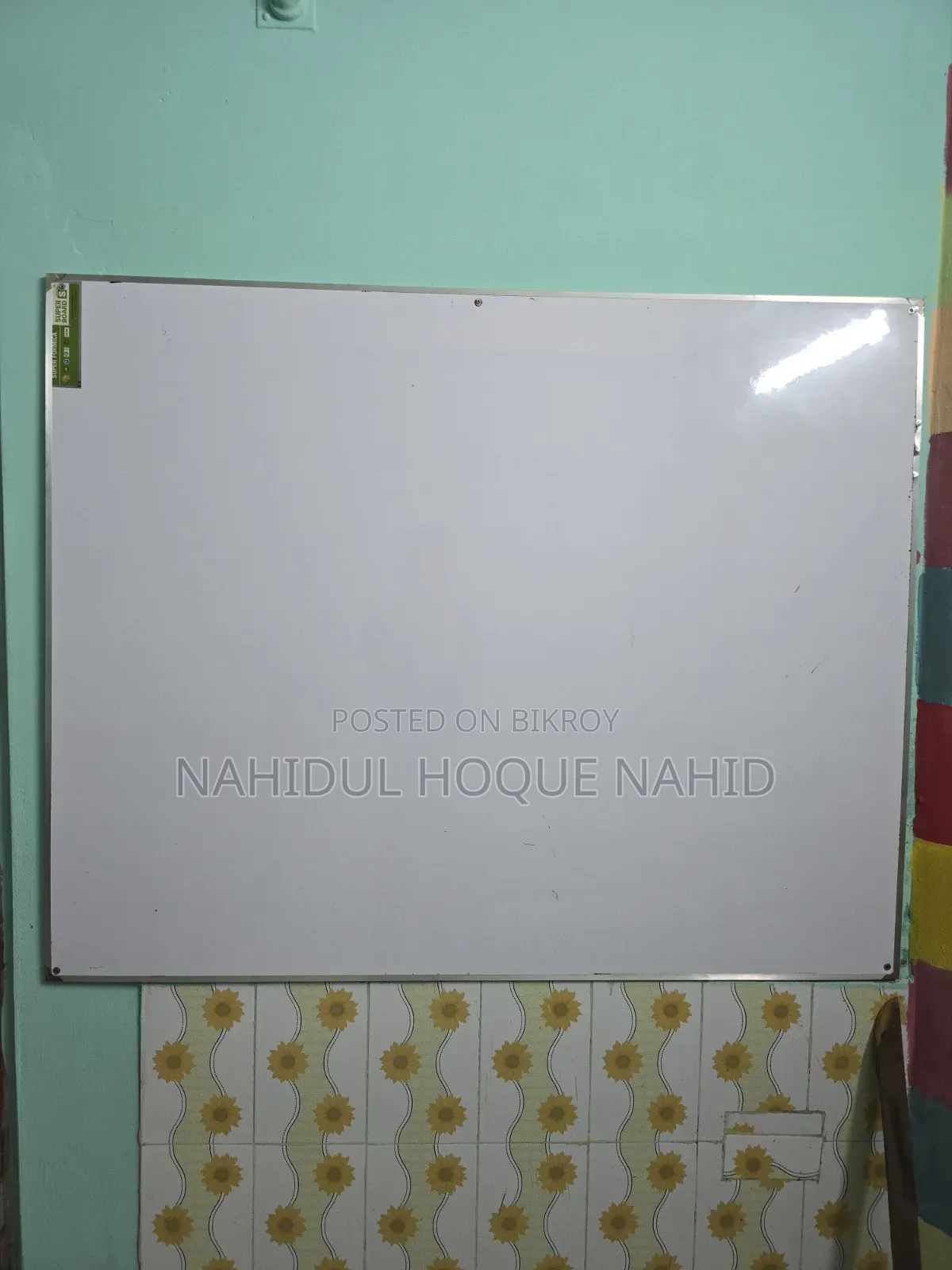 Bench and White Board