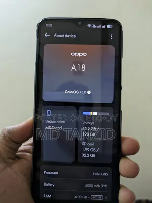 Oppo A18 128 GB Blue