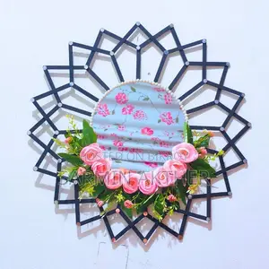 Wall Hanging Mirror with Handcrafted Details