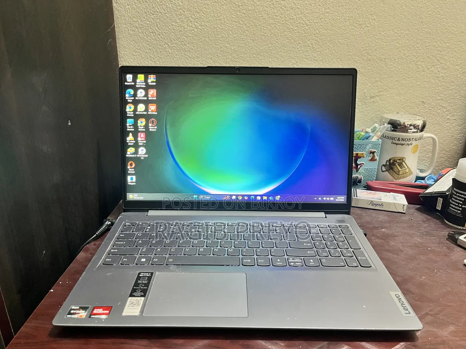 Laptop Lenovo Ideapad 3 8GB AMD Ryzen 7 SSD 512GB