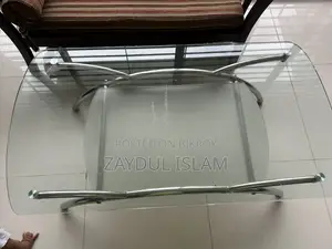 Double Layer Tea Table With Steel Leg