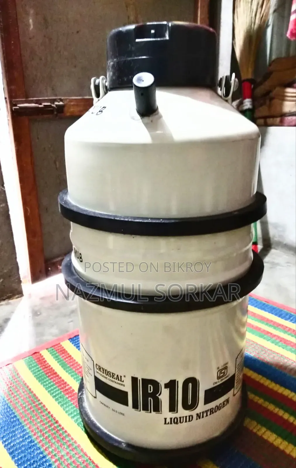 লিকুইড নাইট্রোজেন ক্যান ১০ লিটার স্মোক বিস্কিটের ব্যাবসার জন্য