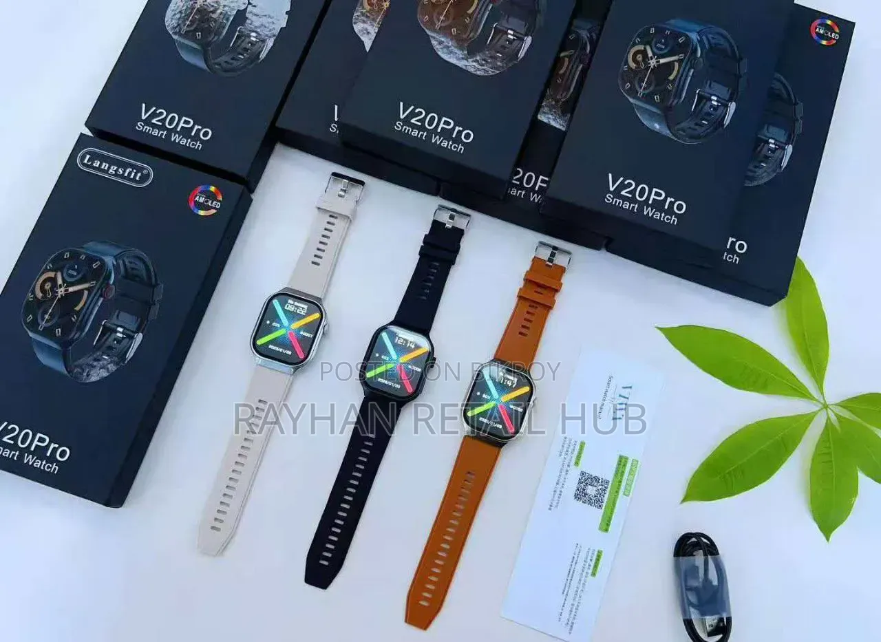 Langsfit V20 Pro Amoled Smartwatch