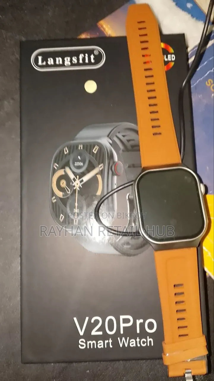 Langsfit V20 Pro Amoled Smartwatch