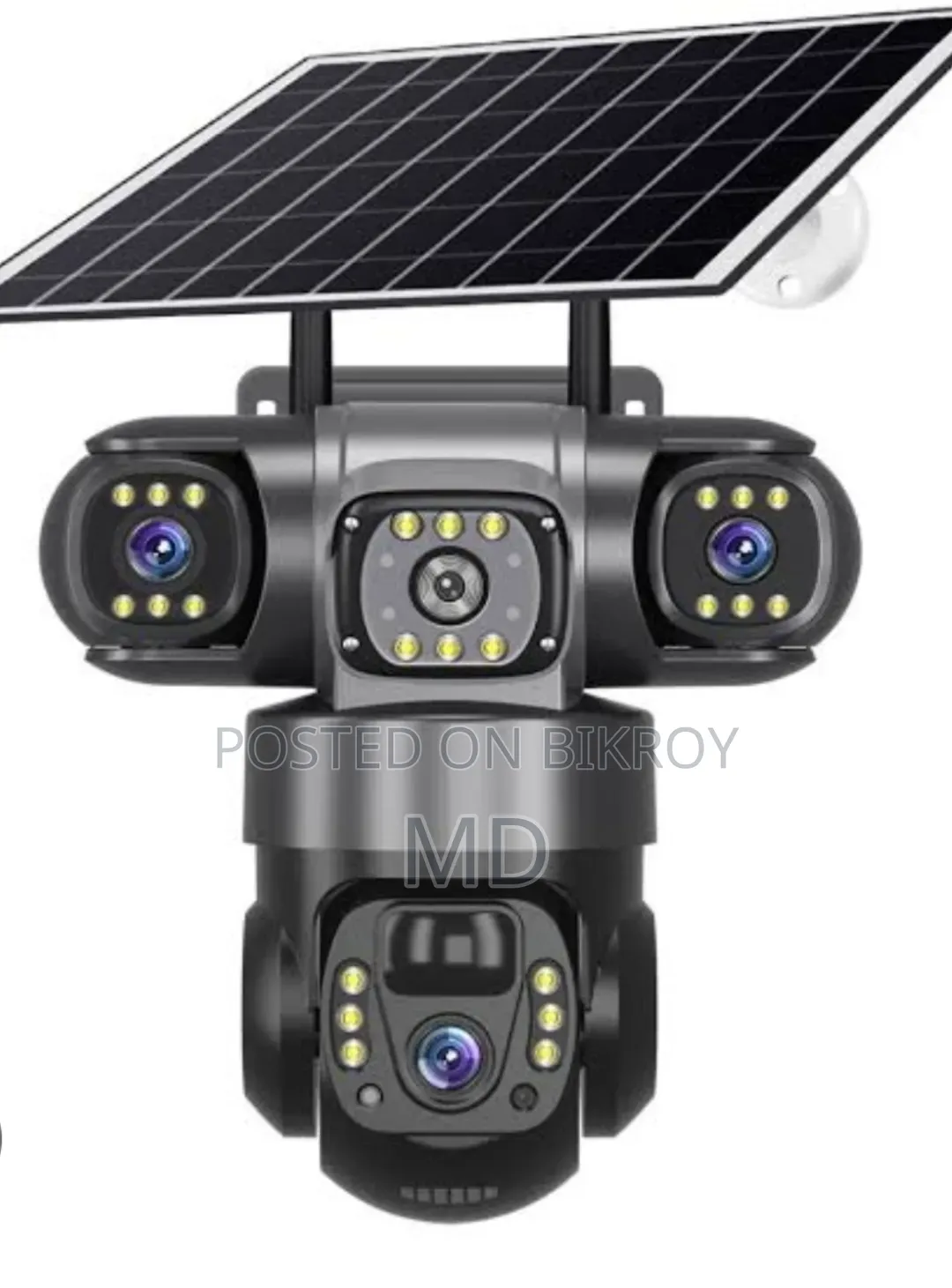 4g Solar Ip 3 Lens Camera