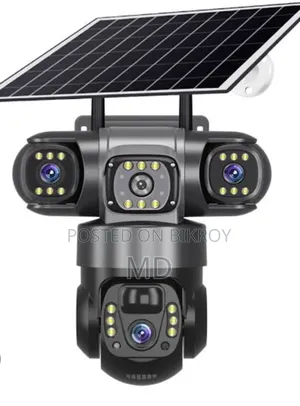 4g Solar Ip 3 Lens Camera