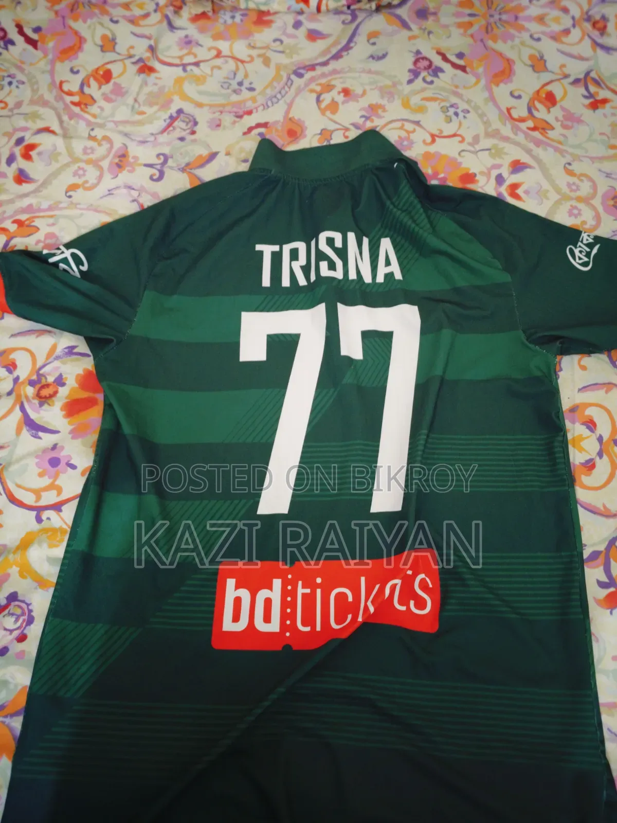 Bangladesh Cricket Women Match Team Jersey