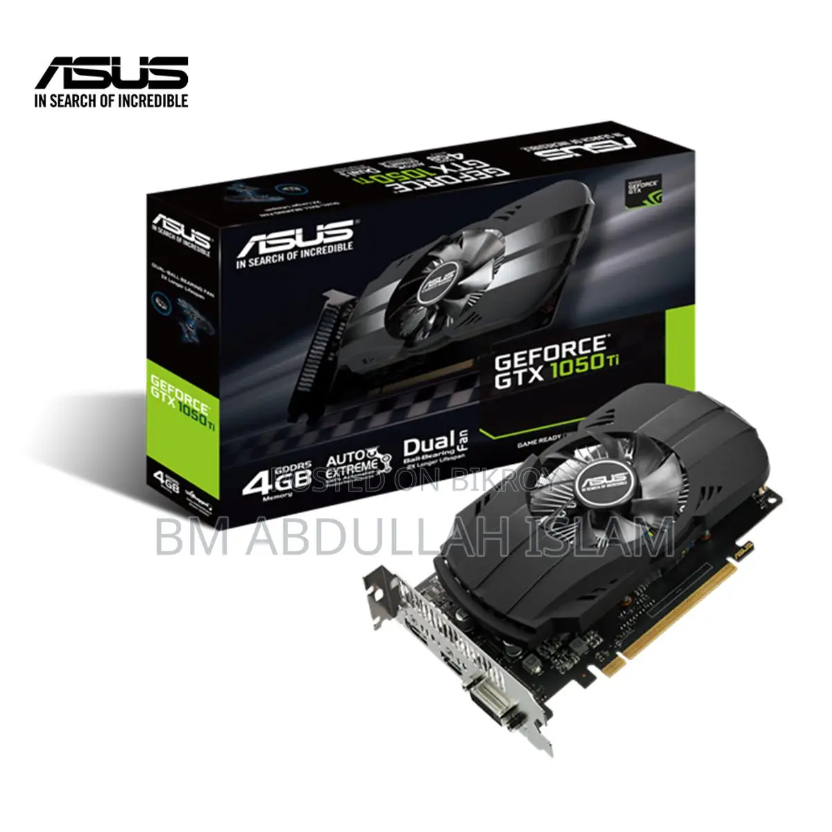 Asus Phoenix Geforce GTX 1050 Ti 4gb Gddr5 Graphics Card