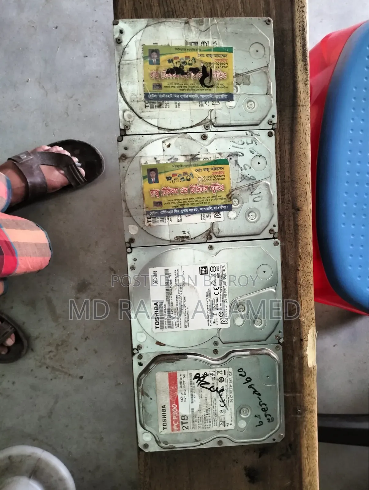 4pic 2tb Nuosto Hardisk Sell