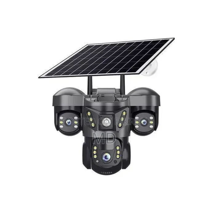 4g Solar Ip 3 Lens Camera