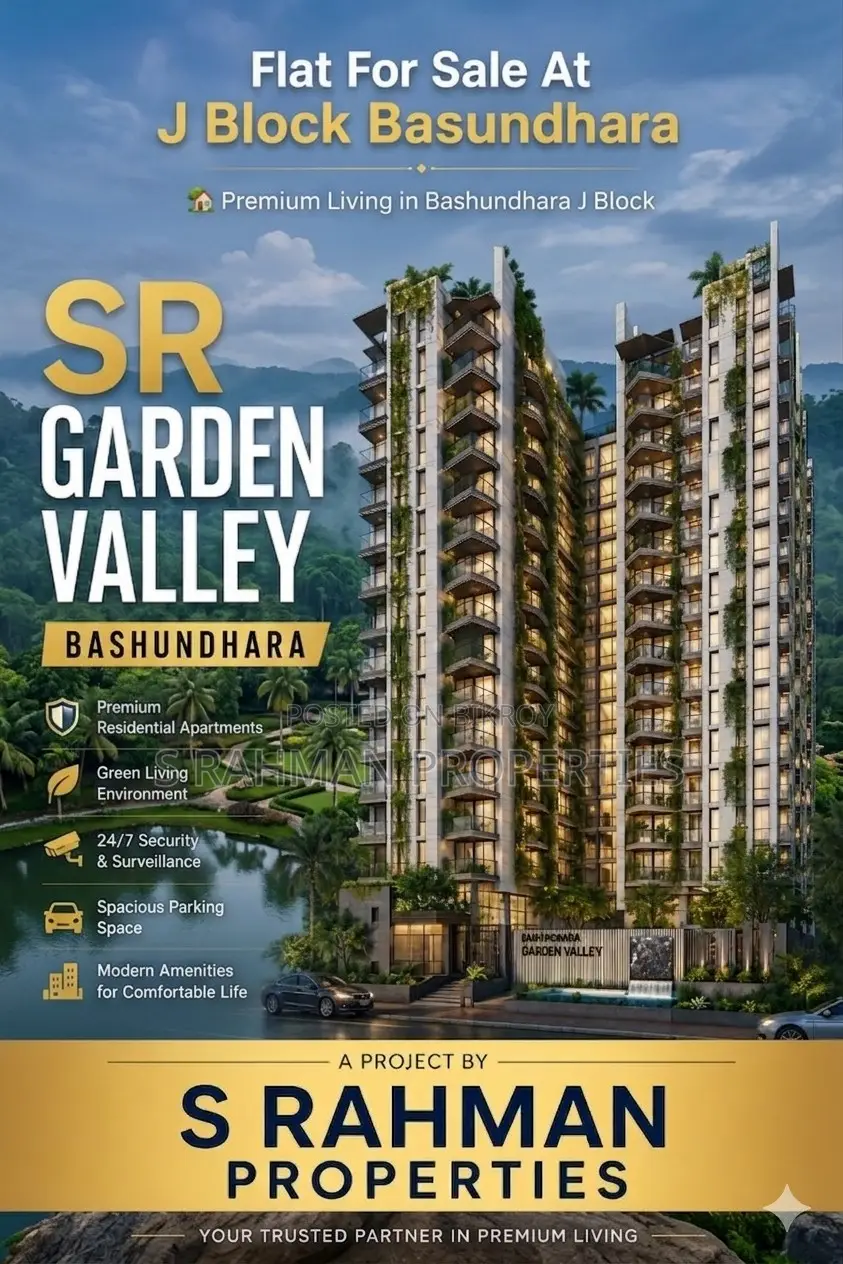 4-bedroom Apartment in S Rahman Properties, Basundhara for sale