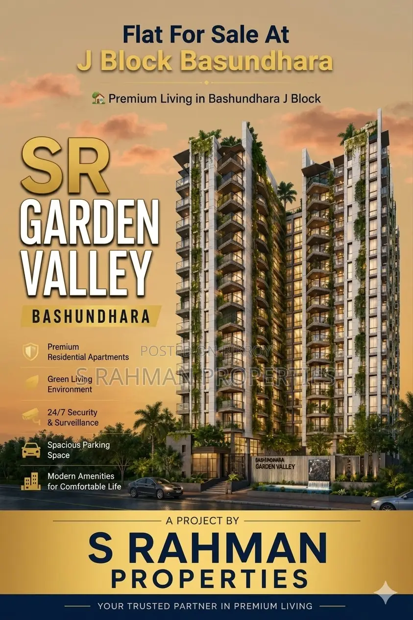 4-bedroom Apartment in S Rahman Properties, Basundhara for sale