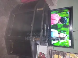 24" Sony Tv With Tv Trolly