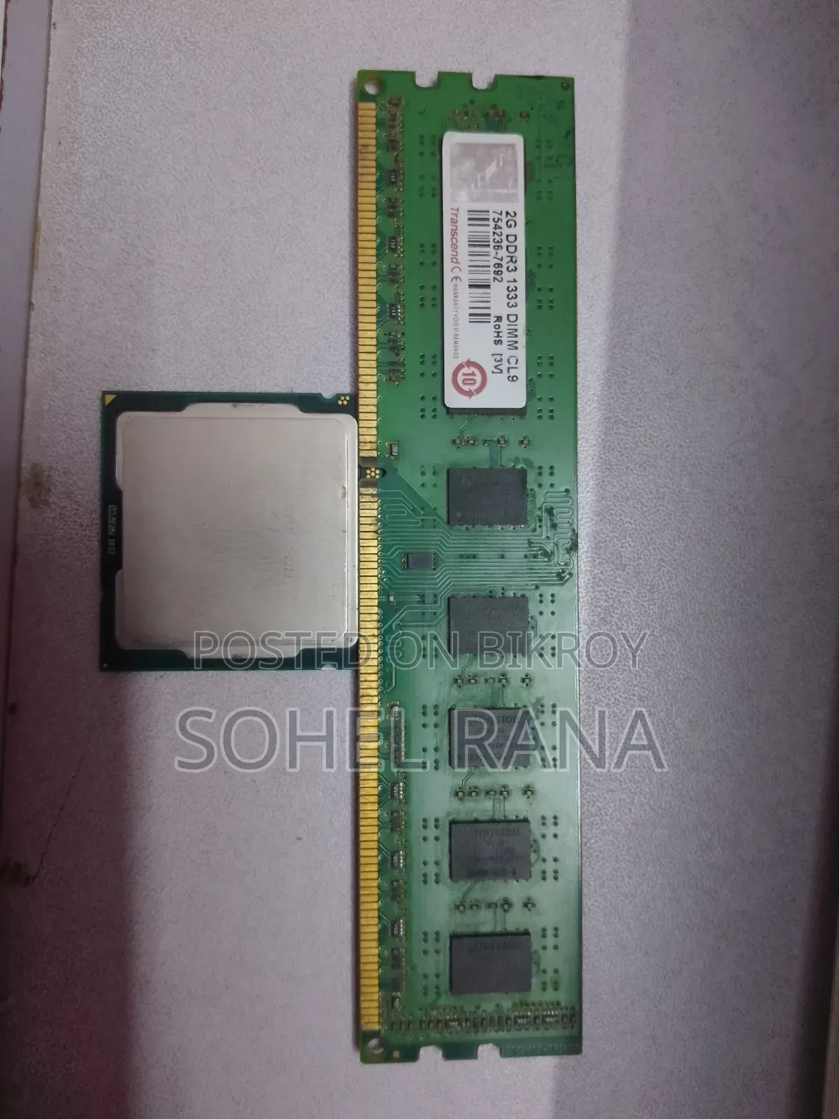 Intel Core I3 2120 With Ddr3 Ram