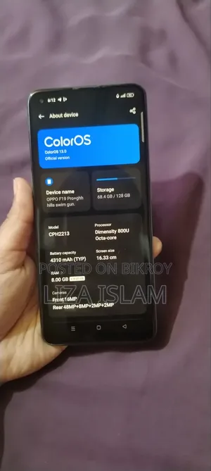 Oppo F19 Pro 128 GB Gold