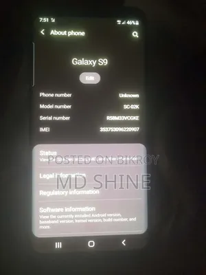 Samsung Galaxy S9 64 GB Black