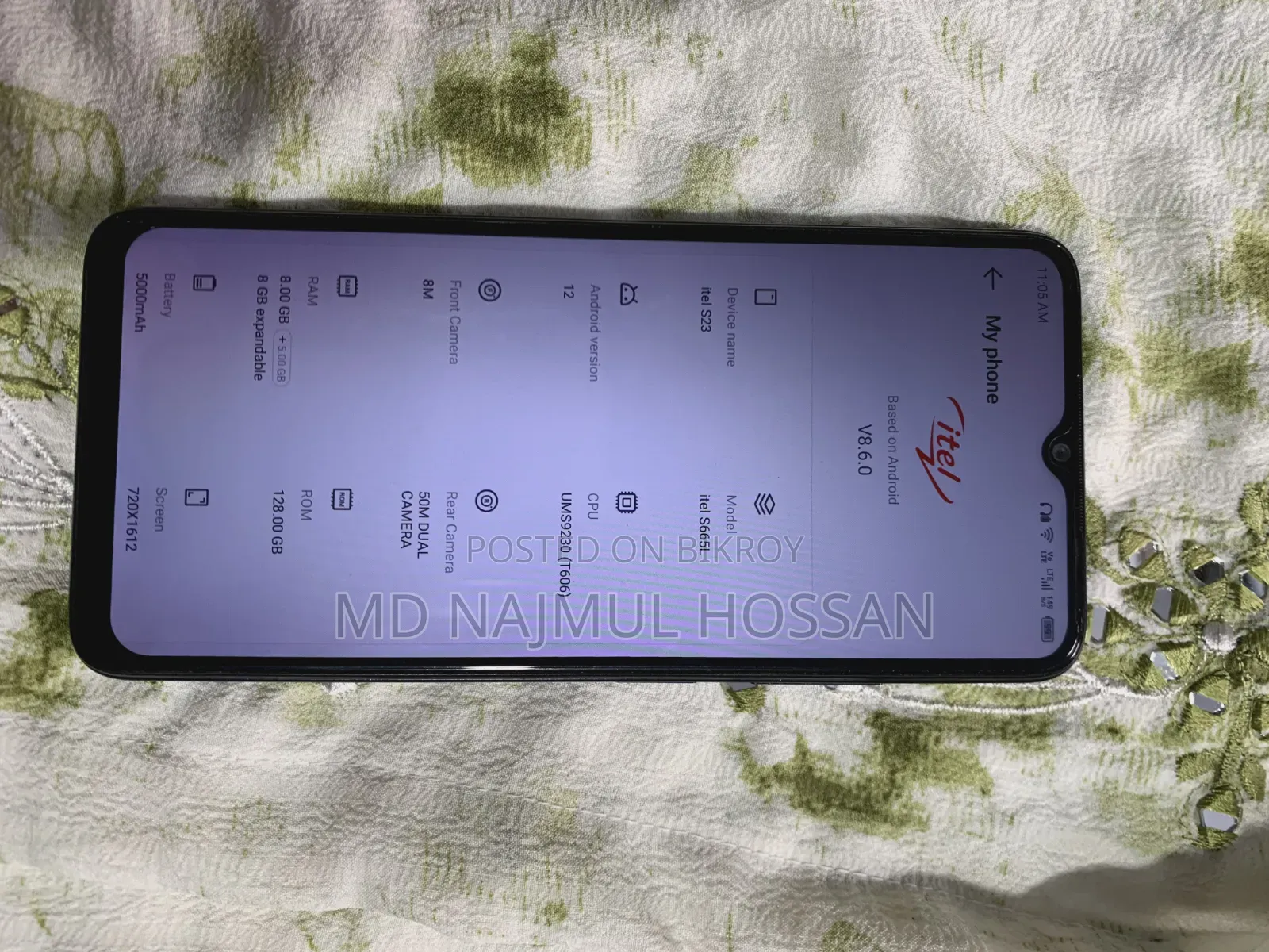 Itel S23 128 GB Black