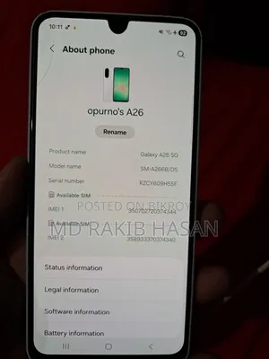 Samsung Galaxy A26 128 GB White