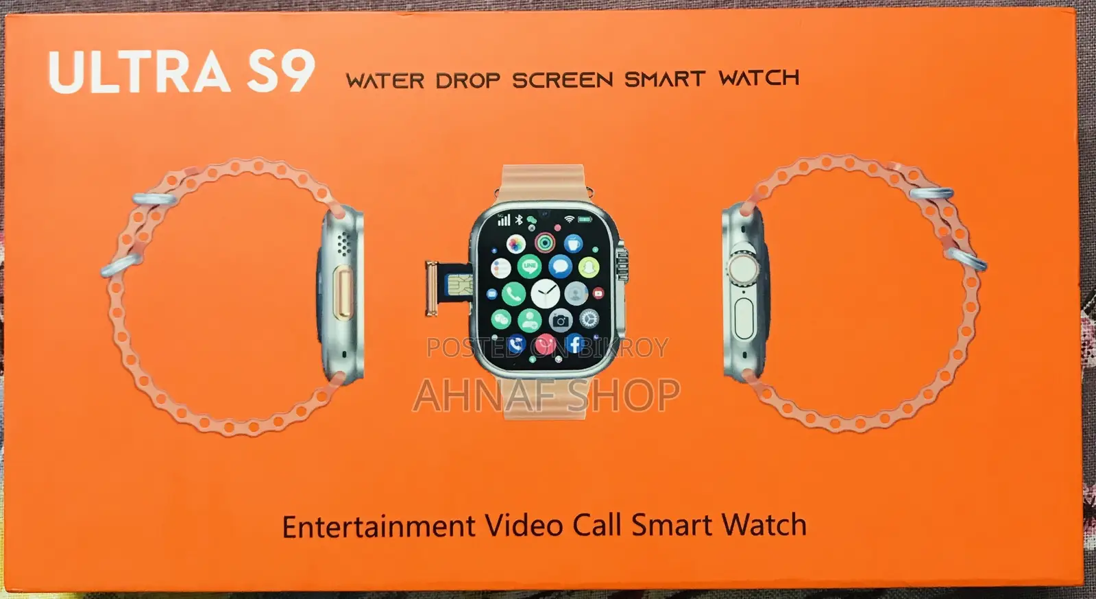 S9 Android Smart Watch 8/128gb