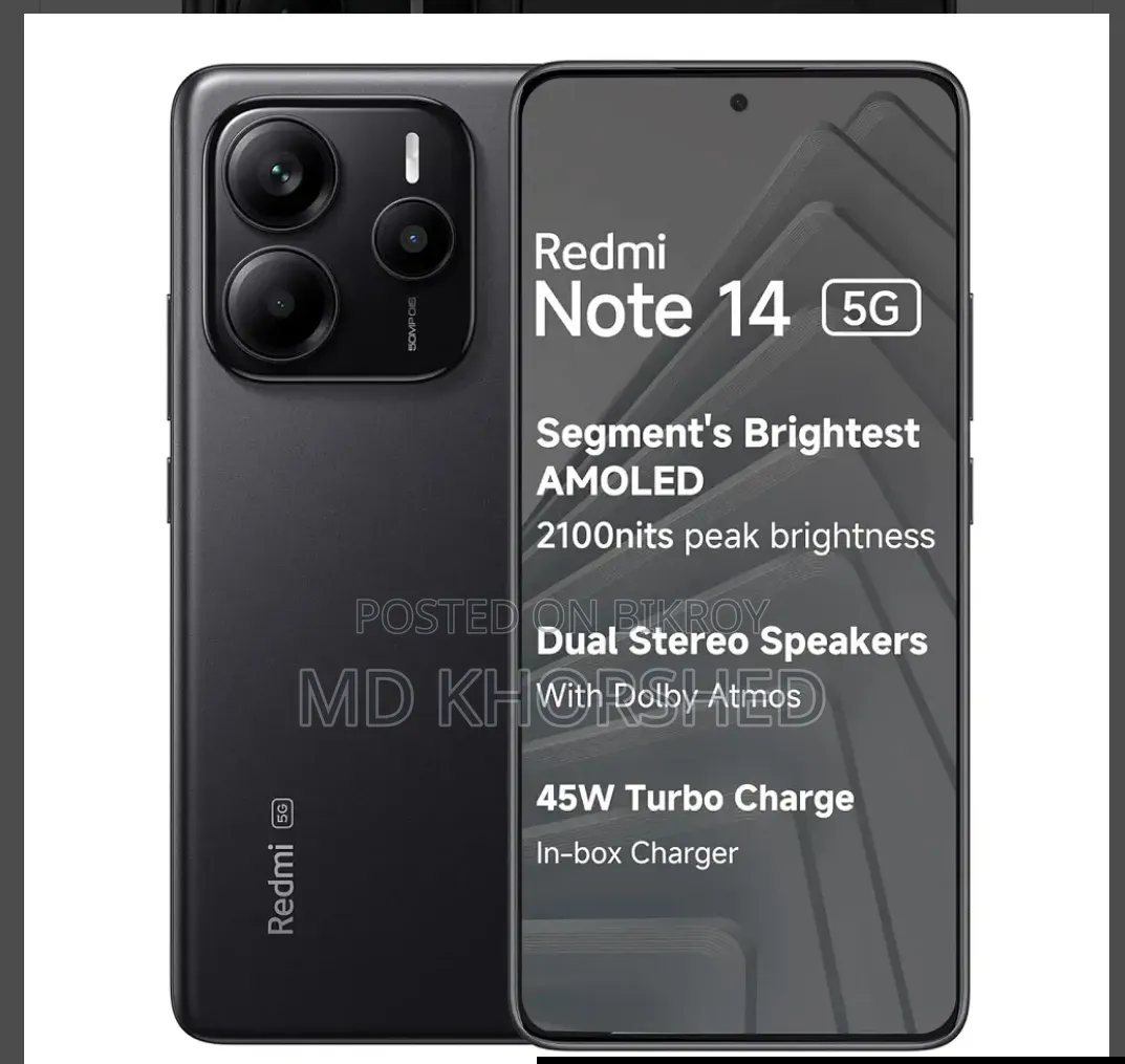 Xiaomi Redmi Note 14 5G 256 GB Black