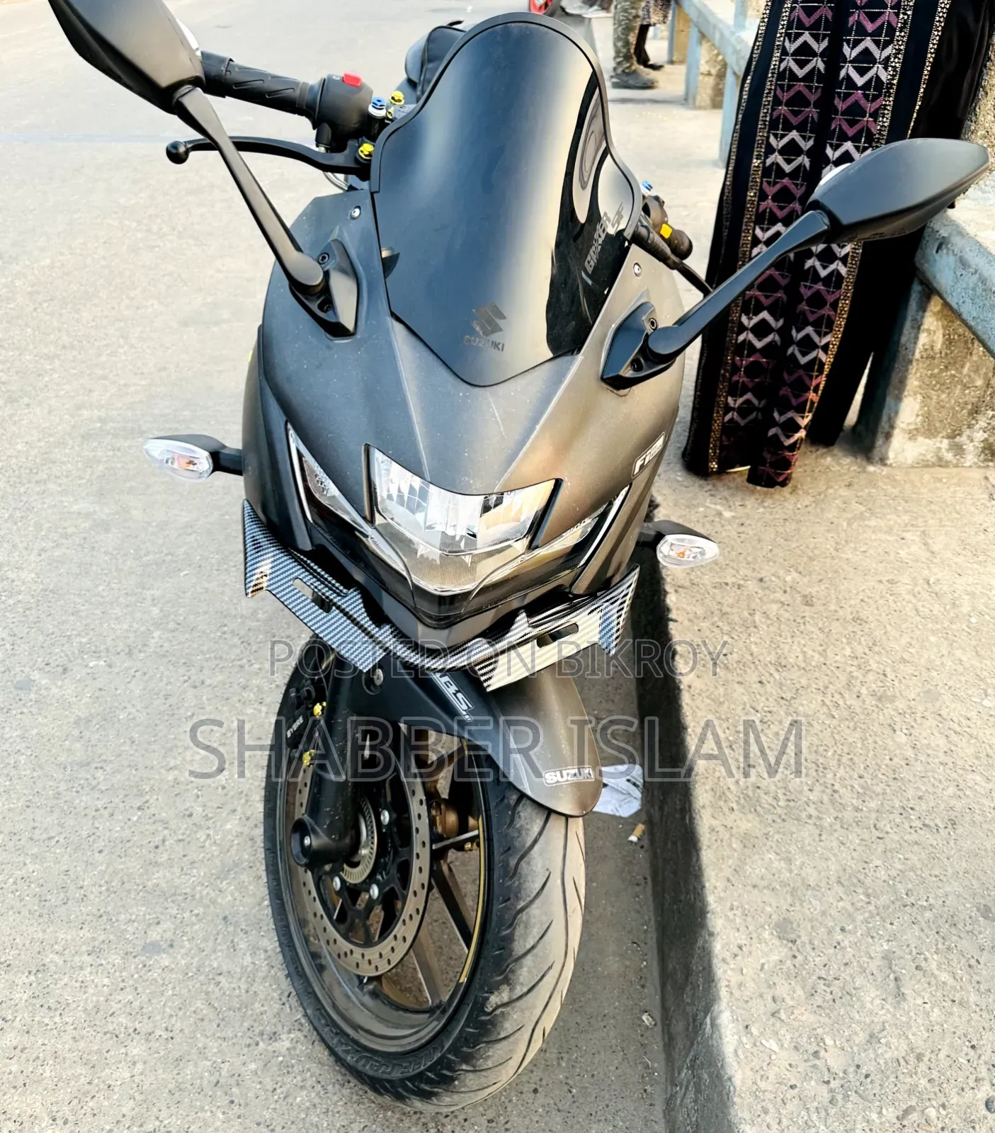 Gixxer New Model Black Visor