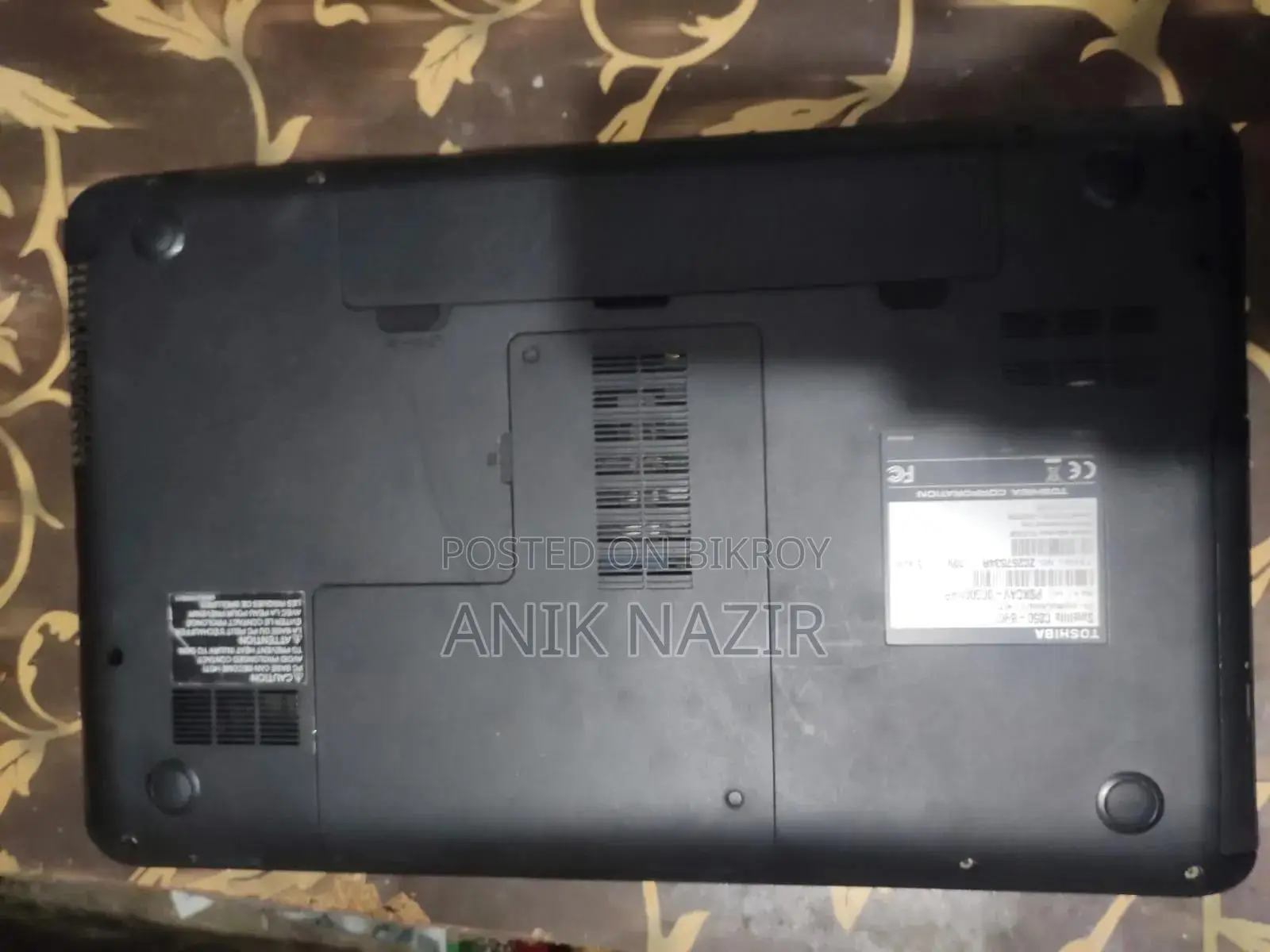 Laptop Toshiba Satellite C850 8GB Intel Core I3 HDD 500GB