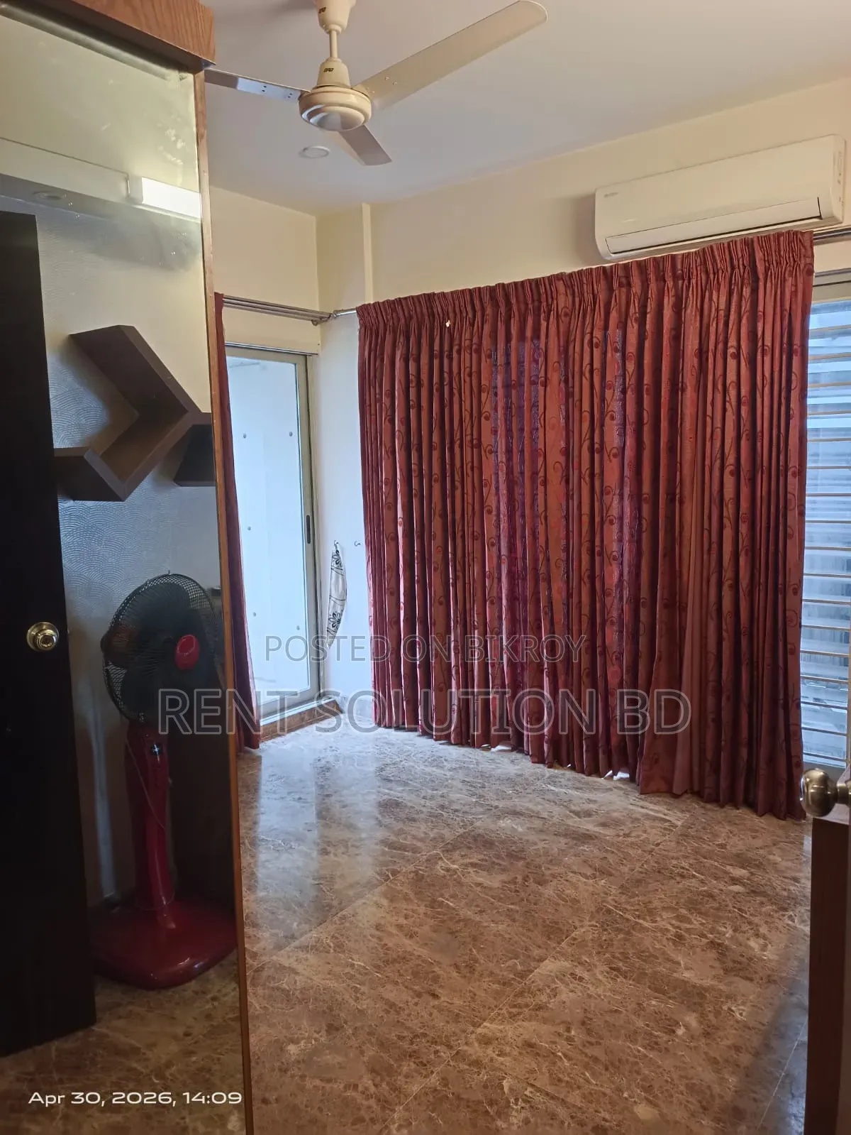 ভাড়ার জন্য রেন্ট সলিউশন বিডি, গুলশানে আসবাবপত্রসহ ৪ বেডরুমের অ্যাপার্টমেন্ট