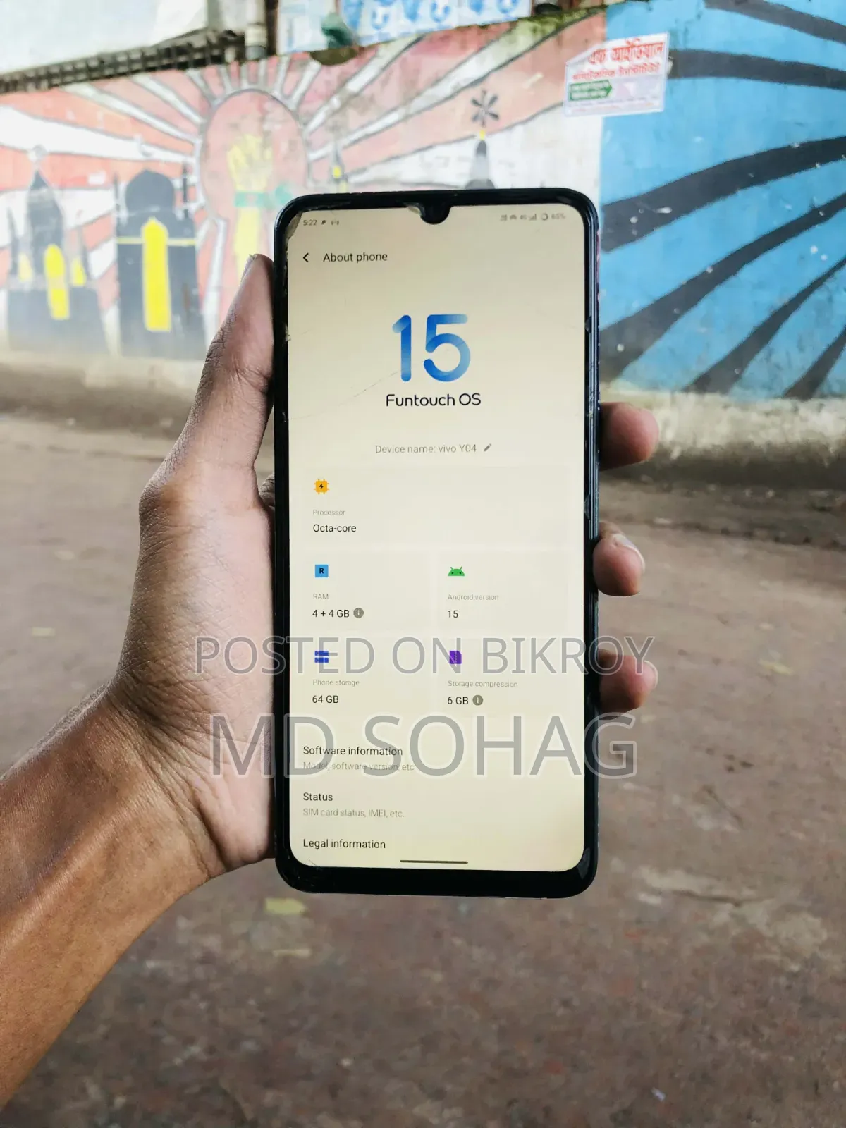Vivo Y04 64 GB Green