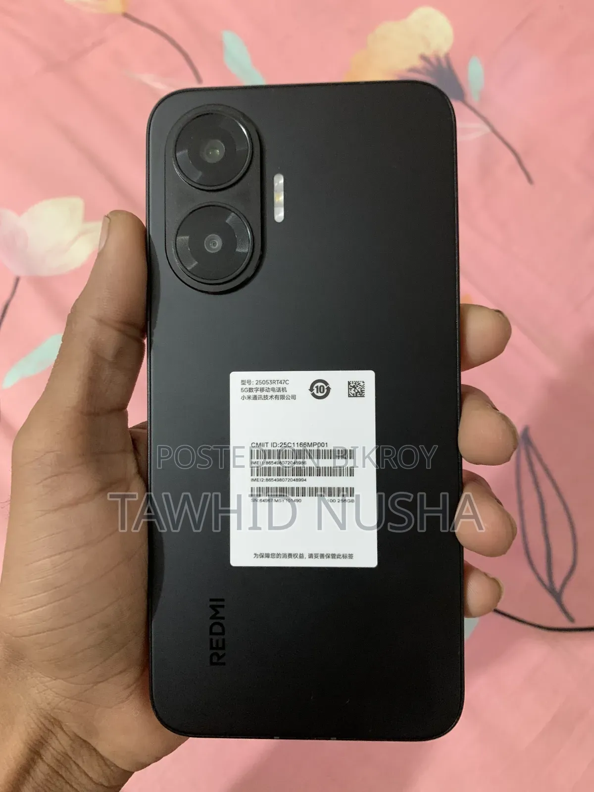 Xiaomi Redmi Turbo 4 Pro 256 GB Black