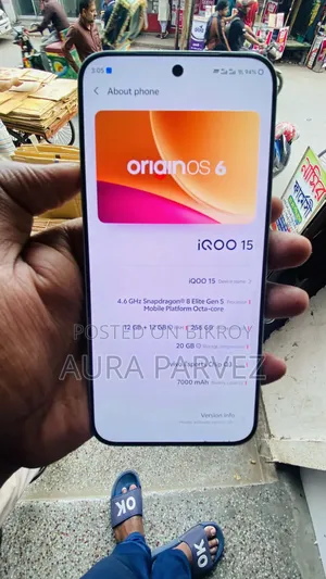 New iQOO 15 256 GB White