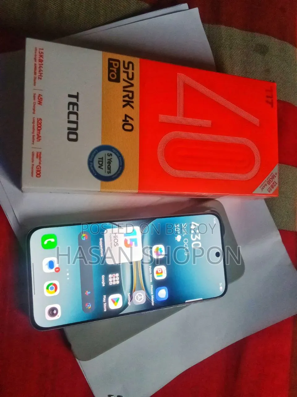 Tecno Spark 40 Pro 128 GB Black