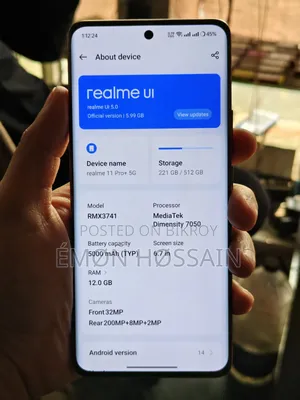 Realme 11 Pro+ 512 GB White