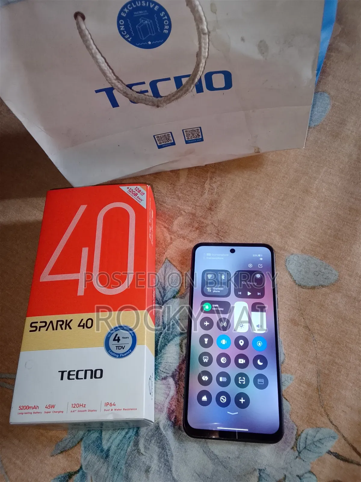 Tecno Spark 40 128 GB Black