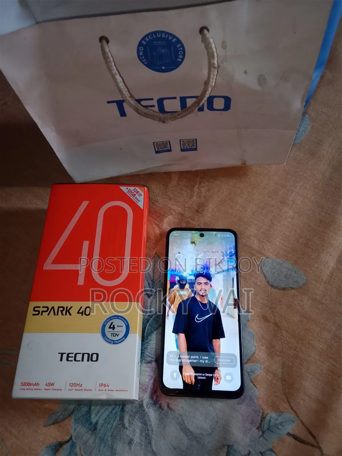 Tecno Spark 40 128 GB Black