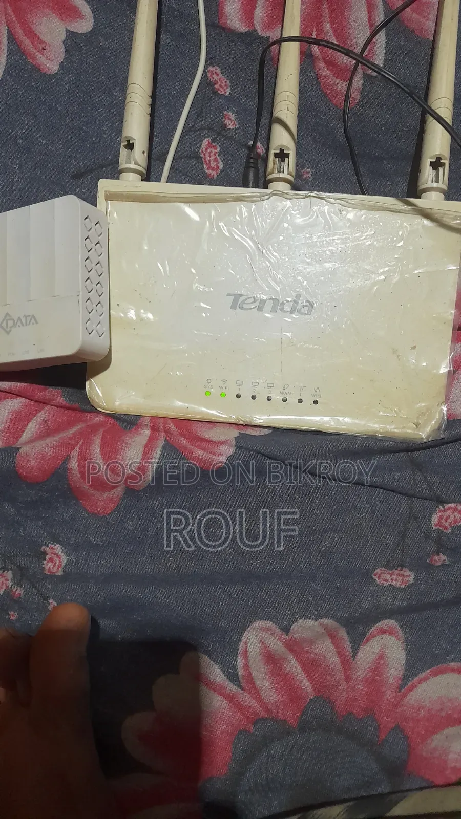 A Router and an ONU will be sold