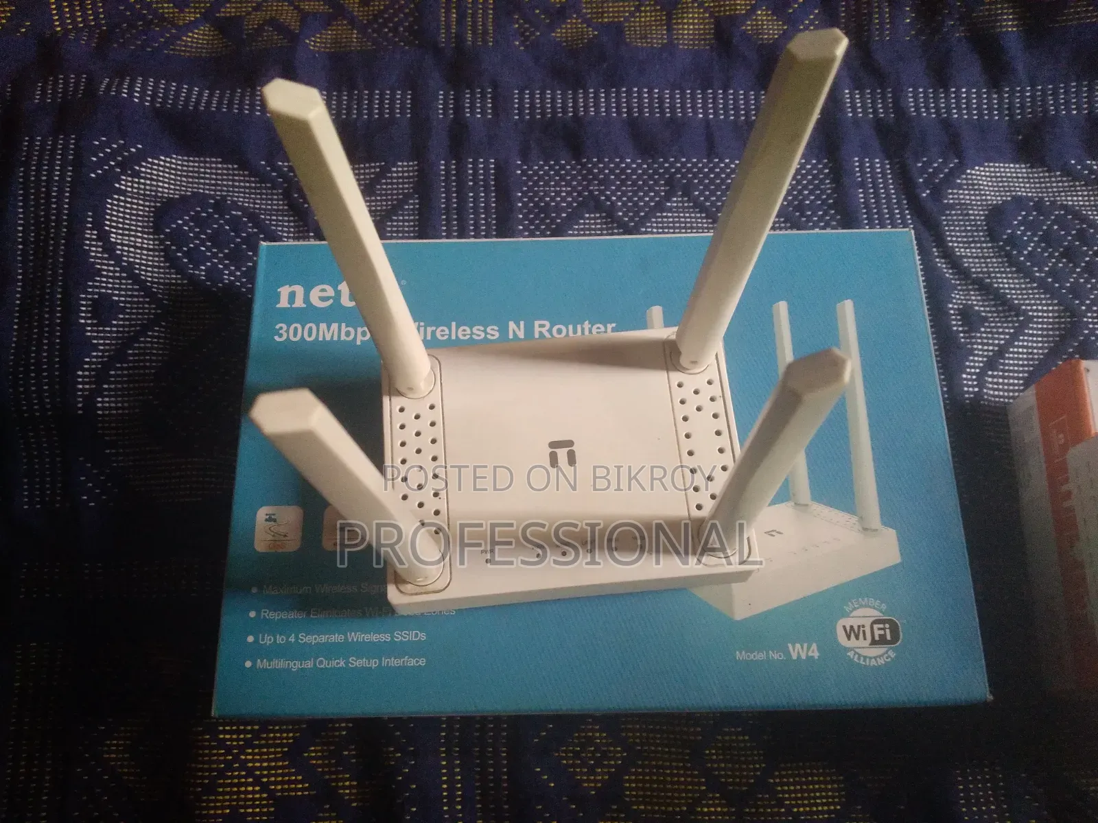 Netis Router, ONU, and 60-80 meter Optical Fiber