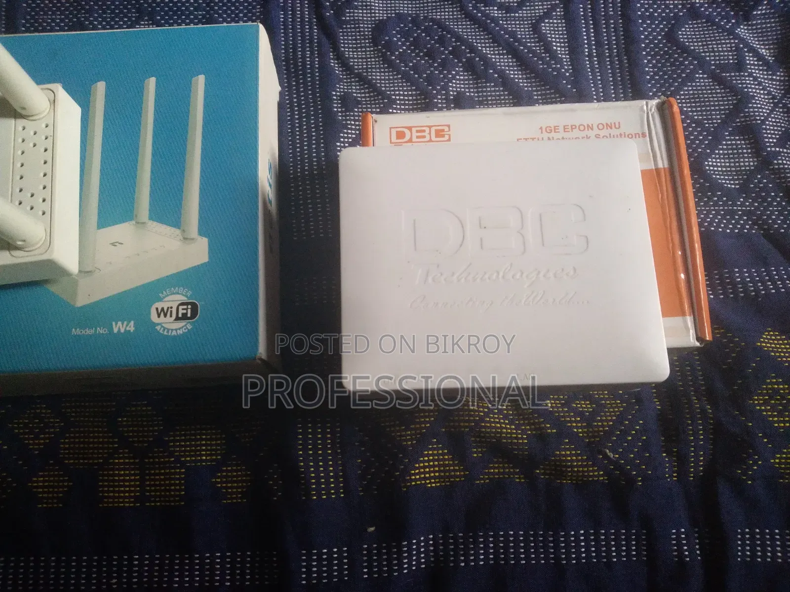 Netis Router, ONU, and 60-80 meter Optical Fiber