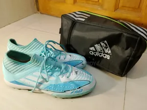 Adidas F50 Messi Edition Blue and White With Turf Carrying Bag