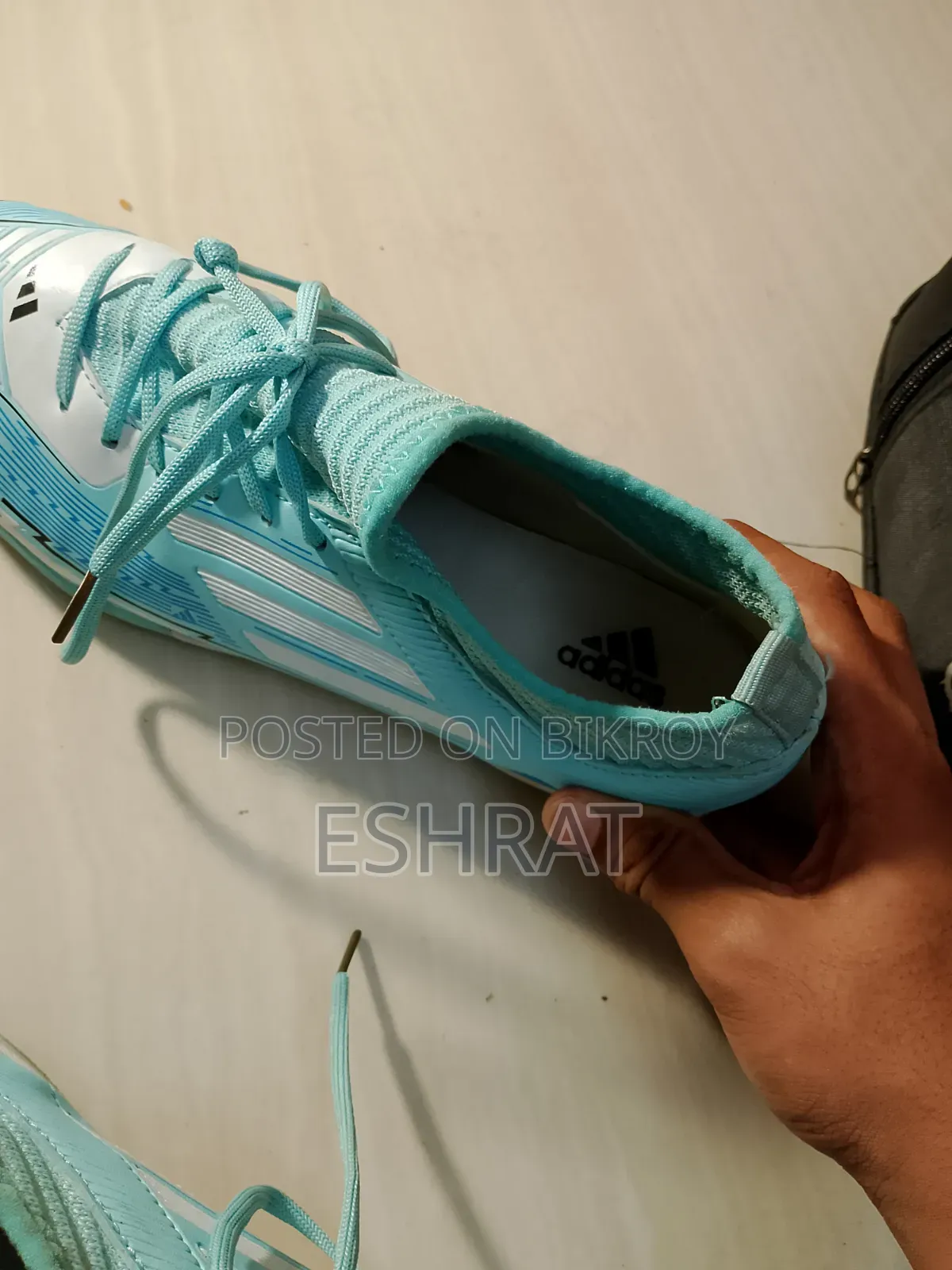 Adidas F50 Messi Edition Blue and White With Turf Carrying Bag