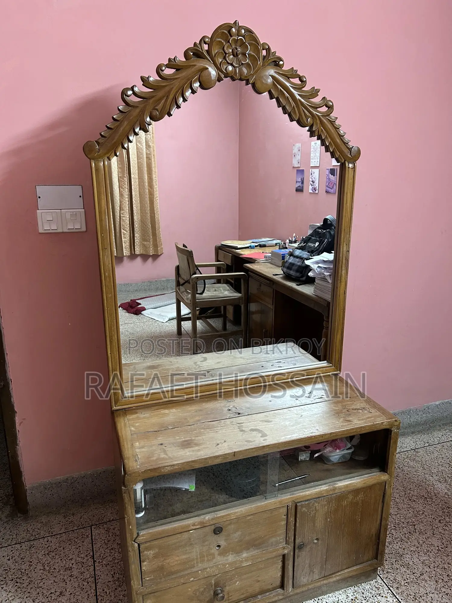 Solid Segun Wood Dressing Table