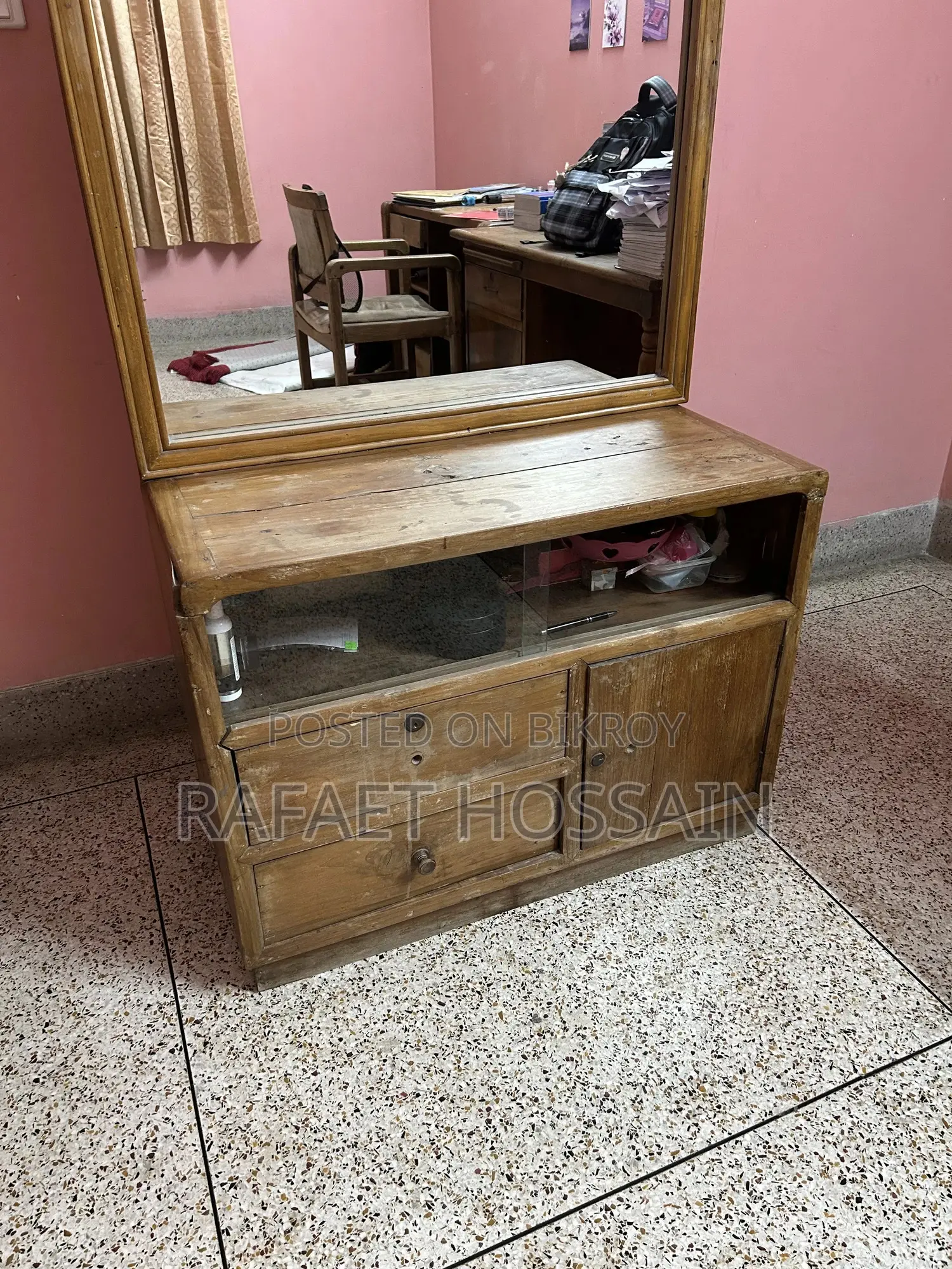 Solid Segun Wood Dressing Table
