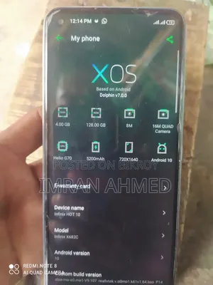 Infinix Hot 10 128 GB Silver