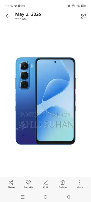 New Infinix Hot 60i 256 GB Blue
