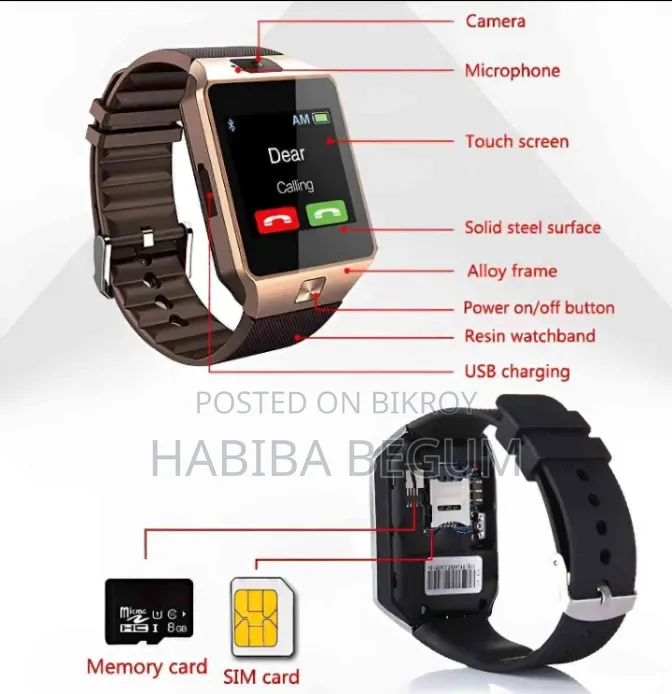 SIM Supported DZ09 Smartwatch!
