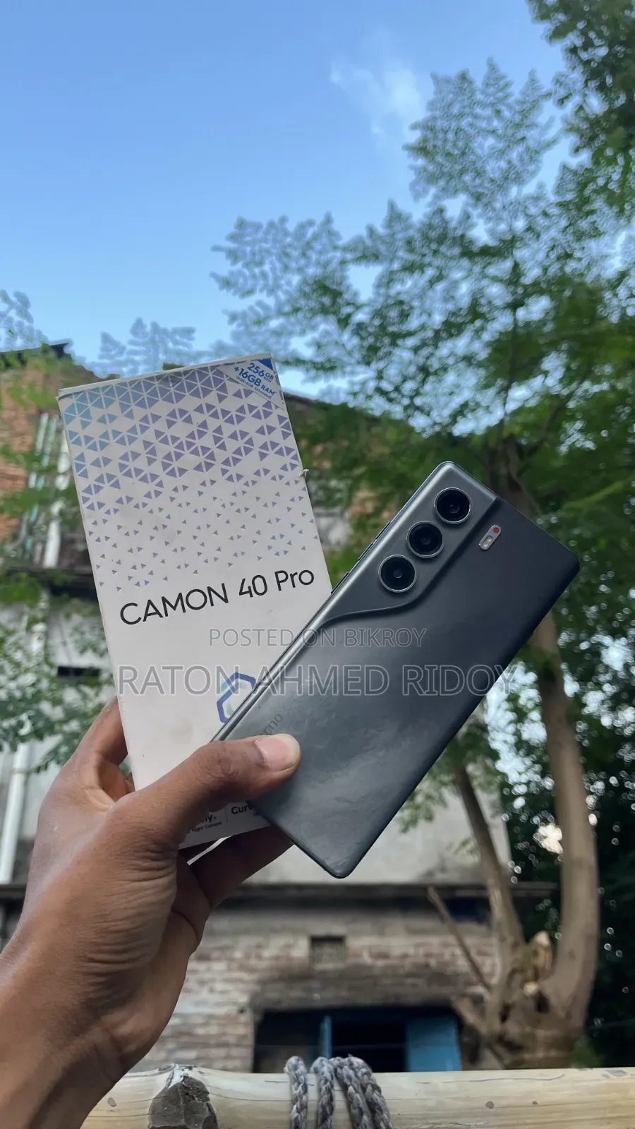 Tecno Camon 40 Pro 4G 256 GB Black