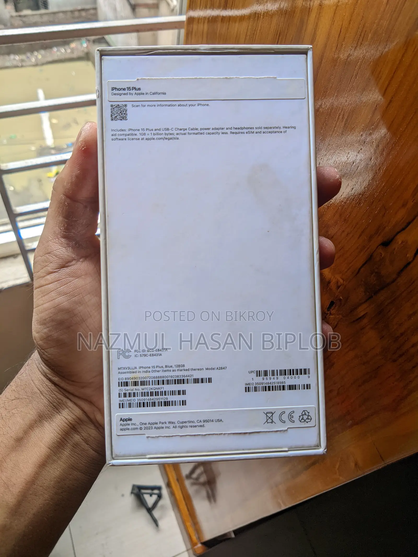 Apple iPhone 15 Plus 128 GB White