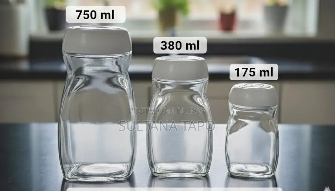 Glass Jar 750/380/175 Ml
