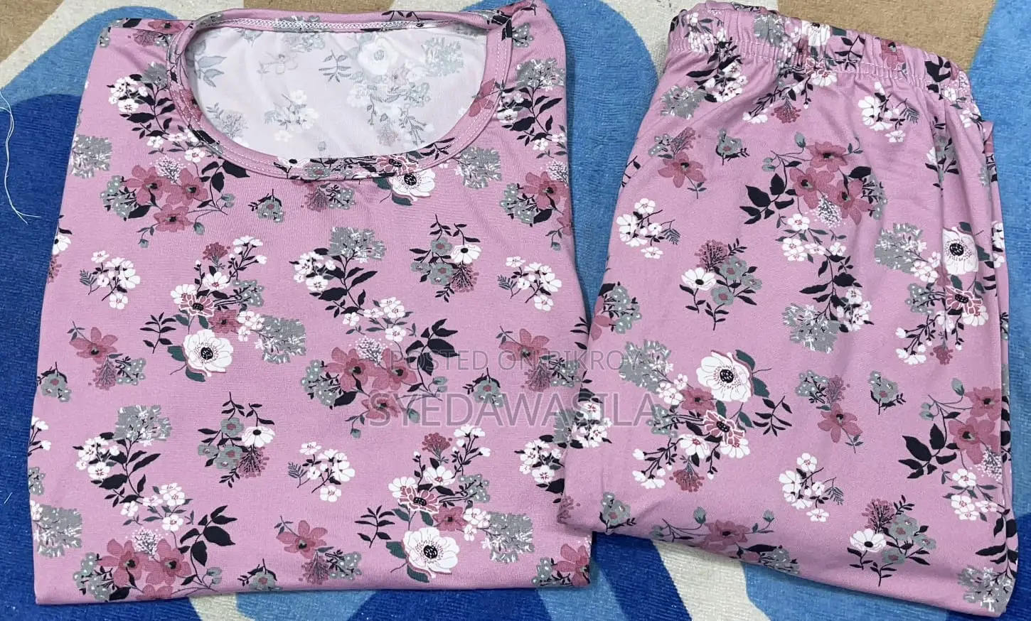 Ladies T-Shirt and Plazo 2 Piece Set